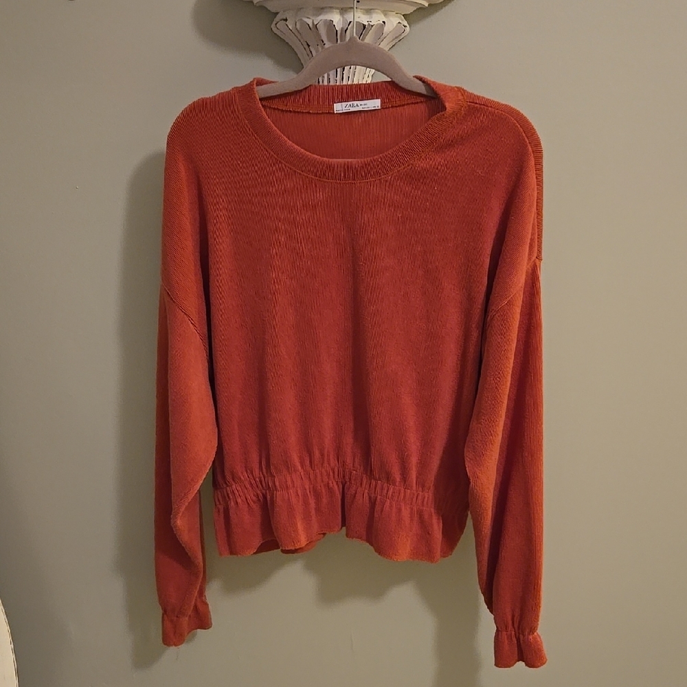 Coral Long Sleeve Sweater